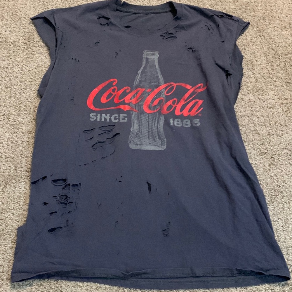 vintage coca cola distressed tee